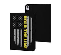 Hold The Line U.S. Flag Cute Tablet Case Unisex Slim Hard Protective Cover Compatible with iPad 9th/ 8th/ 7th