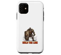 Hold the Line Warrior Strength Discipline Design Case for iPhone 11