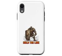 Hold the Line Warrior Strength Discipline Design Case for iPhone XR