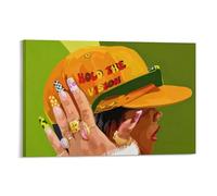 Hold The Vision II Canvas Poster Printable, Black Art Decor, Trendy Fashion Aesthetics Home Office Living Room Bedroom Girls Room Wall Decor Frame 16x24inch(40x60cm)