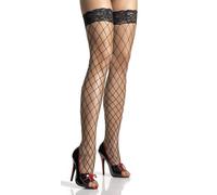 Hold-up Lace Fishnet Stockings in Various Colors
