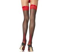 Hold-up Seam Stockings with Cuban Heel