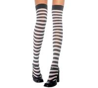 Hold-up Striped Stockings in Various Colors