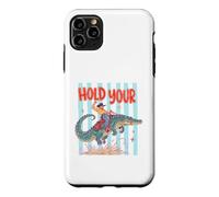 Hold Your Gator Cowboy Alligator Riding Humor Case for iPhone 11 Pro Max