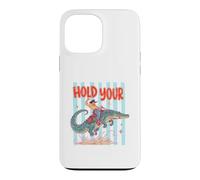 Hold Your Gator Cowboy Alligator Riding Humor Case for iPhone 13 Pro Max