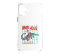 Hold Your Gator Cowboy Alligator Riding Humor Case for iPhone 16 Plus