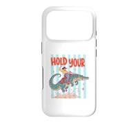 Hold Your Gator Cowboy Alligator Riding Humor Case for iPhone 17 Pro