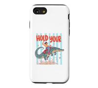 Hold Your Gator Cowboy Alligator Riding Humor Case for iPhone SE (2020) / 7/8