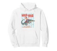 Hold Your Gator Cowboy Alligator Riding Humor Pullover Hoodie