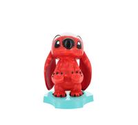 Cableguys Minis Badness Level Stitch Phone Stand & Earbuds Holder - Novelty Phone Stand for Desk and Bedside, In Ear Headphone Holder for Smartphone & Small Devices, Cute Desk Decor and Accessories