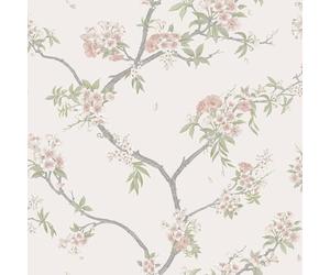 Holden Botany Cherry Blossom Oriental Chinoisiere Botanicla Blossom Themed Wallpaper Perfect for Living Rooms Dining Rooms Hallways Modern Stunning Rooms Pink/Cream (14213)