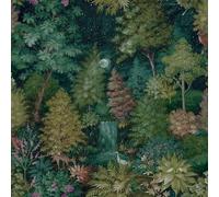 Holden Botany Midnight Woods Mystical Forest Themed Bold Wallpaper Perfect for Living Rooms Bedrooms Hallways Cloakrooms Wallpaper Green (14151)
