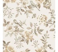 Holden Botany The Bird Garden Soft Tone Bird and Flower Inspired Wallpaper for Sitting Rooms Living Rooms Feature Walls CottagesNeutral (14190)