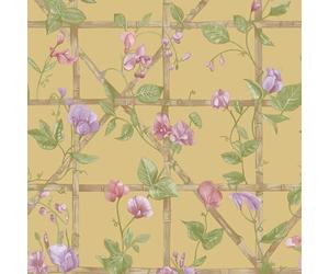 Holden Botany Trailing Floral Trellis Traditional English Garden Style Wallpaper Ideal for Living Rooms Dining Rooms Hallways Kitchens Ochre (14201)