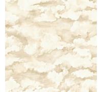 Holden Cloudscape Cream Wallpaper - 10m
