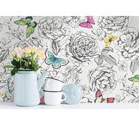 Holden Decor 98830 Paper Collection Enchanted Garden Wallpaper 10.05 x 0.53 m