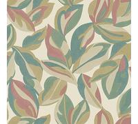 Holden Decor Abstract Wallpaper 10m x 53cm Leaf Multi