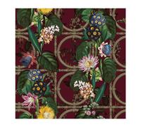Holden Décor Alata Floral Wallpaper in Burgundy Holden Décor Burgundy