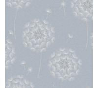 Holden Decor Allora Dandelion Texture Blue Metallic Wallpaper 36003