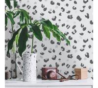 Holden Décor Amur Leopard Print Wallpaper Grey Holden 91070