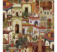 Holden Décor Animal City Wallpaper Holden Décor Multicolor