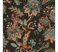 Holden Décor Animal Floral Jacobean Yellow Black Wallpaper