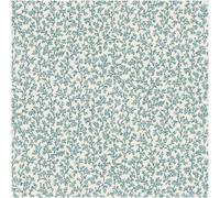 Holden Décor Aqua Blue Botanical Coral Wallpaper Branch Leaf Pattern Cream Background