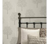 Holden Decor Ariana Collection 35250 Paper Wallpaper, Grey 35253, 10.05 m x 0.53 m