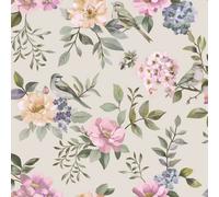 Holden Decor The Bird Garden Beige / Multi Wallpaper, Multi