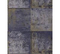 Holden Decor Blue Metal Panel Wallpaper