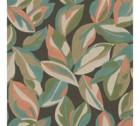 Holden Decor Abstract Wallpaper 10m x 53cm Leaf Charcoal