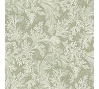 Holden Decor Botanical Scroll Sage Wallpaper 10m x 53cm, Green