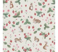Holden Décor Bunnies & Berries Textured Wallpaper Holden Décor Multicolor