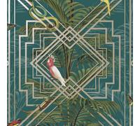 Holden Décor Congo Geometric Wallpaper Teal Holden 13055