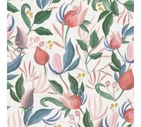 Holden Décor Cosmopolitan Still Bloom Wallpaper in Cream Holden Décor Cream