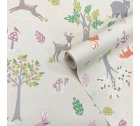 Holden Décor Cream Woodland Smooth Wallpaper