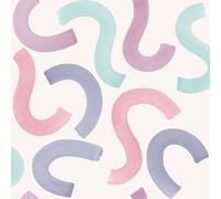 Holden Décor Curly Confetti Textured Wallpaper in Light Pink Holden Décor Light Pink