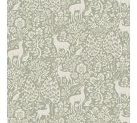 Holden Décor Deer Wallpaper in Green Holden Décor Green
