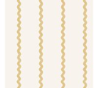Holden Décor Do The Wiggle Stripe Wallpaper in Yellow Holden Décor Yellow