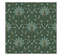 Holden Décor Eastern Horizons Palm Trellis Wallpaper in Teal Holden Décor Teal
