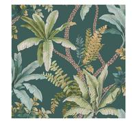 Holden Décor Eastern Horizons Trailing Palm Wallpaper in Bottle Green Holden Décor Bottle Green