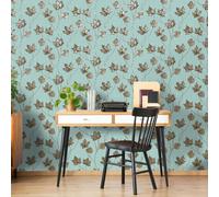 Holden Décor Elements Maple Wallpaper Teal Holden 90400