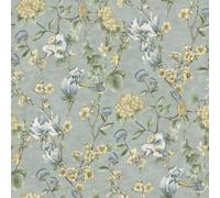 Holden Decor Floral Bird Trail Blue Wallpaper 13602
