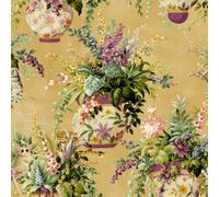 Holden Décor Floral Vase Bouquet Yellow Feature Wallpaper