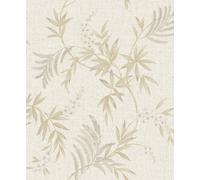 Holden Décor Giovanni Trail Cream Classic Traditional Floral Trail Heavyweight Wallpaper