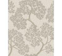 Holden Décor Giovanni Tree Neutral Classic Traditional Heavyweight Vinyl Wallpaper