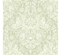 Holden Décor Harlen Woodland Leaf Flower Motif Animal Butterflies Vintage Style Wallpaper 90162