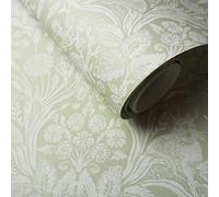 Holden Décor Harlen Woodland Leaf Flower Motif Animal Butterflies Vintage Style Wallpaper 90162