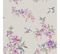Holden Decor Heather/Plum Amaya Plum Wallpaper
