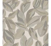 Holden Decor Abstract Wallpaper 10m x 53cm Leaf Beige, Cream